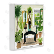 Grace Popp | Female Yoga Cactus Plant Interior