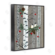 Grace Popp | Birds & Ornaments Birch Tree Forest