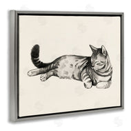 Grace Popp | Sleeping Striped Cat Relaxed Pet