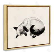 Grace Popp | Siamese Cat Nap Relaxed Pet