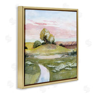 Grace Popp | Hillside Sunset Green Grass Landscape