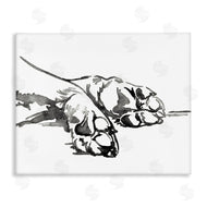 Jennifer Paxton Parker | Animal Paws Minimal Ink Linework