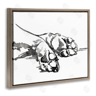 Jennifer Paxton Parker | Animal Paws Minimal Ink Linework
