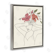 Melissa Wang | Female Linework Tropical Flower Sketch