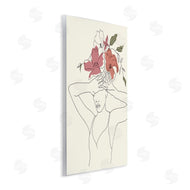 Melissa Wang | Female Linework Tropical Flower Sketch