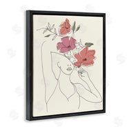 Melissa Wang | Female Linework Blooming Floral Sketch