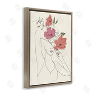 Melissa Wang | Female Linework Blooming Floral Sketch