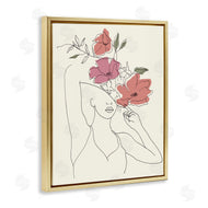 Melissa Wang | Female Linework Blooming Floral Sketch
