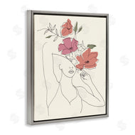Melissa Wang | Female Linework Blooming Floral Sketch