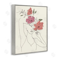 Melissa Wang | Female Linework Blooming Floral Sketch