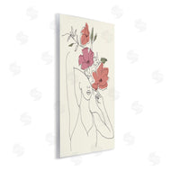 Melissa Wang | Female Linework Blooming Floral Sketch