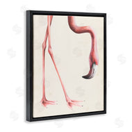 Grace Popp | Flamingo Bending Feet Beak Detail