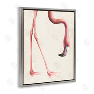 Grace Popp | Flamingo Bending Feet Beak Detail