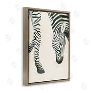 Grace Popp | Zebra Grazing Striped Safari Animal