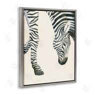 Grace Popp | Zebra Grazing Striped Safari Animal