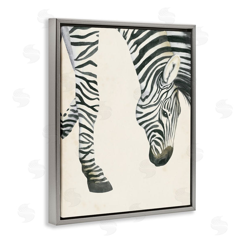 Grace Popp | Zebra Grazing Striped Safari Animal