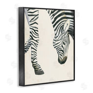 Grace Popp | Zebra Grazing Striped Safari Animal