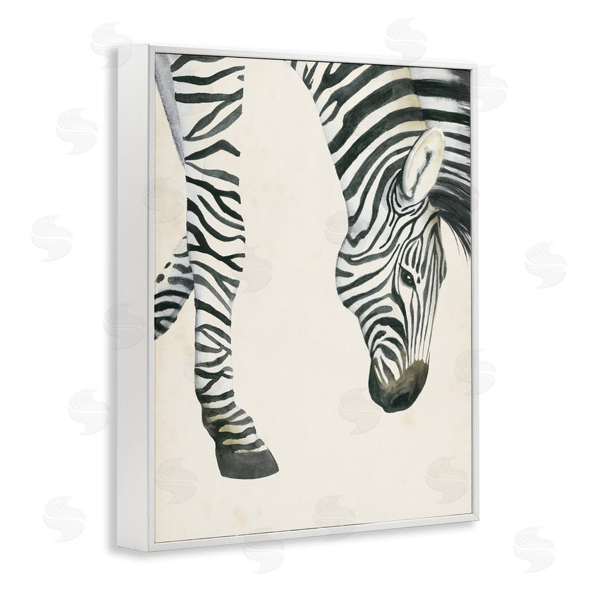 Grace Popp | Zebra Grazing Striped Safari Animal