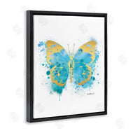 Amanda Greenwood | Abstract Butterfly Blue Paint Splatter