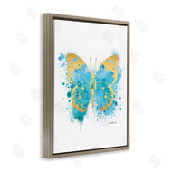 Amanda Greenwood | Abstract Butterfly Blue Paint Splatter
