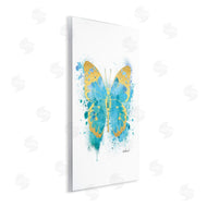 Amanda Greenwood | Abstract Butterfly Blue Paint Splatter