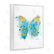 Amanda Greenwood | Abstract Butterfly Blue Paint Splatter