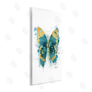 Amanda Greenwood | Butterfly Abstract Blue Watercolor Painting