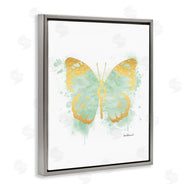 Amanda Greenwood | Seafoam Green Butterfly Paint Splatter