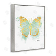Amanda Greenwood | Seafoam Green Butterfly Paint Splatter