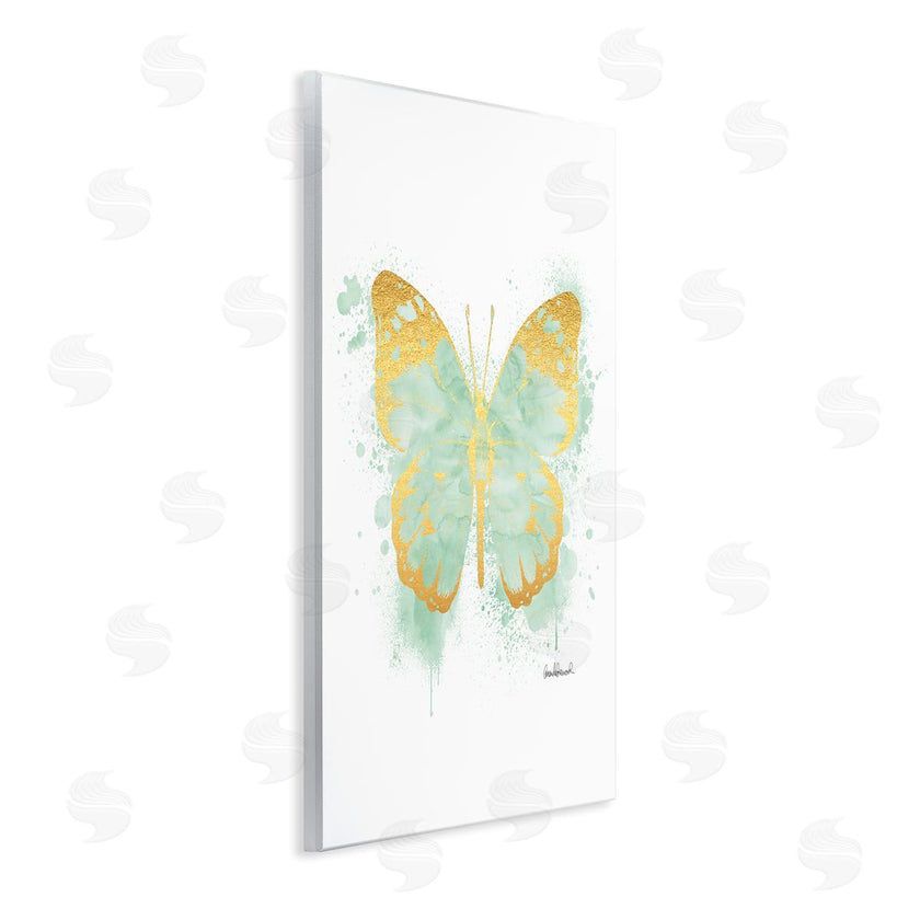 Amanda Greenwood | Seafoam Green Butterfly Paint Splatter