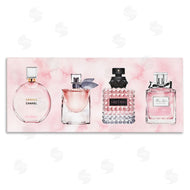 Amanda Greenwood | Pink Fashion Fragrance Bottles