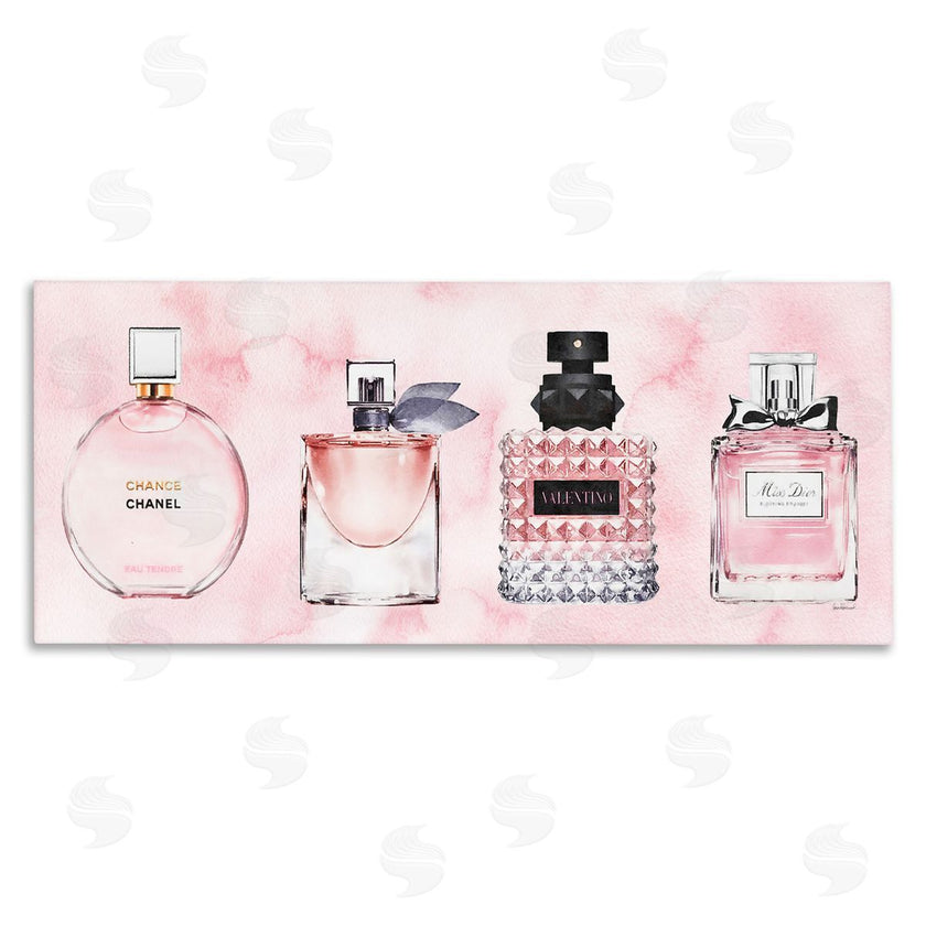 Amanda Greenwood | Pink Fashion Fragrance Bottles