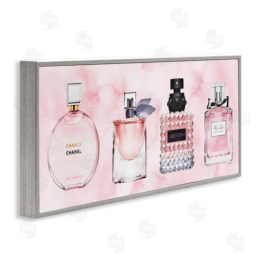 Amanda Greenwood | Pink Fashion Fragrance Bottles