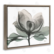 Albert Koetsier | White Magnolia Flower Green Silhouette