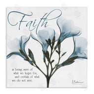 Albert Koetsier | Faith Phrase Flower Silhouette