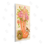 Gwendolyn Babbit | Charming Orange Rainboots Rose Bouquet