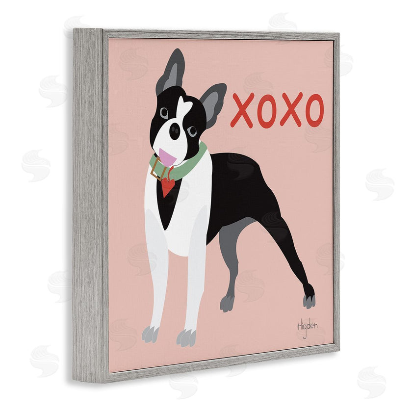 Mark Higden | Boston Terrier Dog Hugs and Kisses