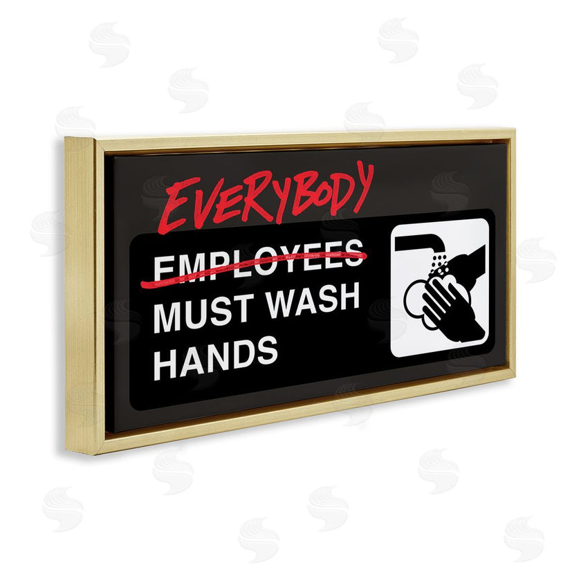 Buck Wear | Everybody Must Wash Hands Bathroom