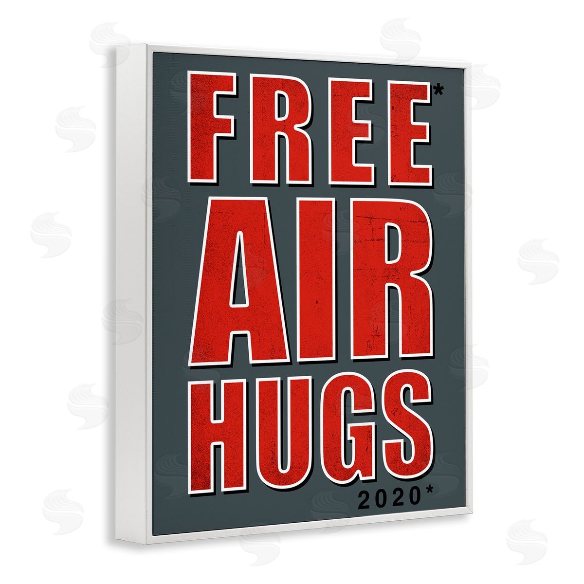 Buck Wear Free Air Hugs Phrase 2020 Reference White Framed Giclee Wall Art