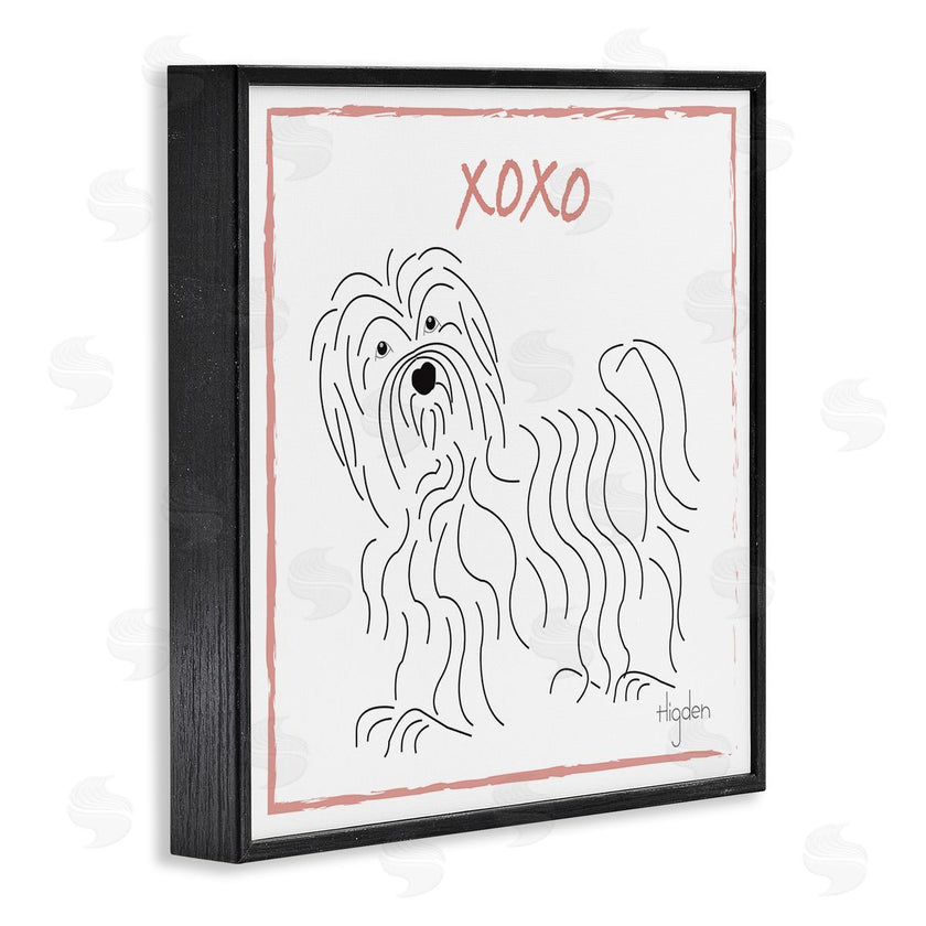 Mark Higden | Puppy Minimal Linework Hugs Kisses