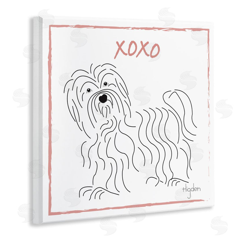 Mark Higden | Puppy Minimal Linework Hugs Kisses