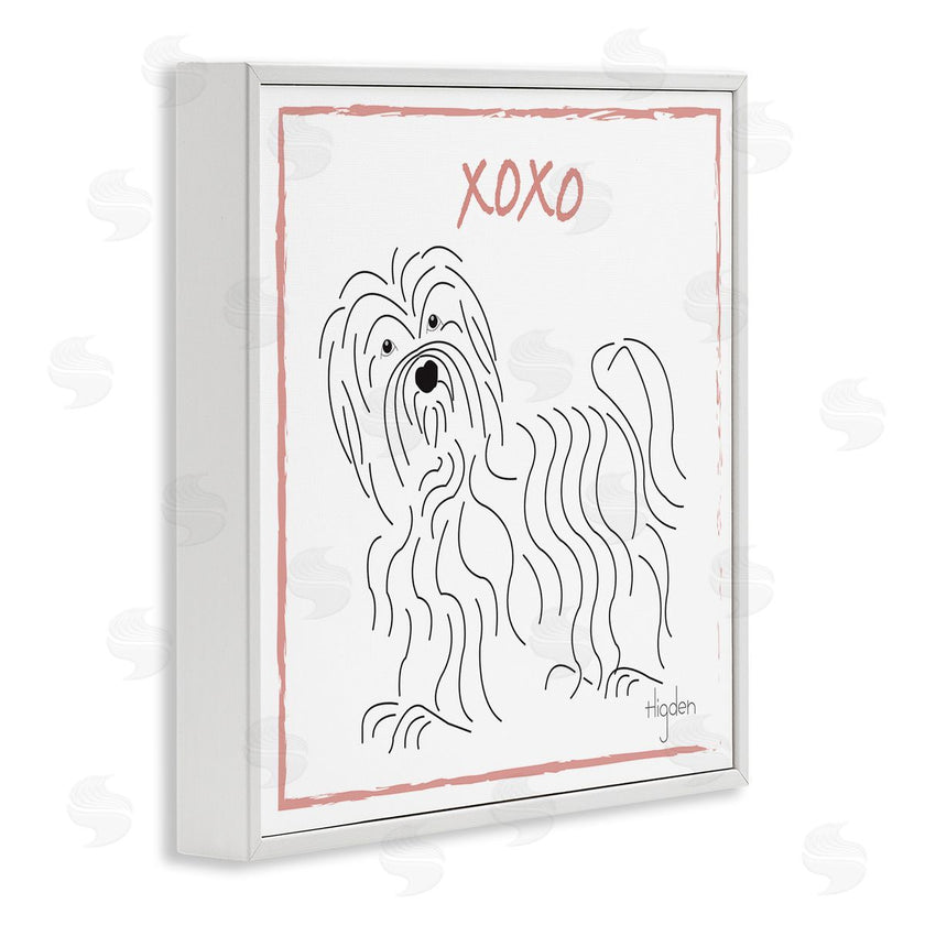 Mark Higden | Puppy Minimal Linework Hugs Kisses