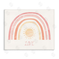 Stupell Studio | Sunshine Rainbow with Love Text