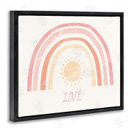 Stupell Studio | Sunshine Rainbow with Love Text