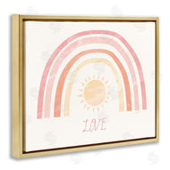 Stupell Studio | Sunshine Rainbow with Love Text