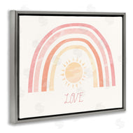 Stupell Studio | Sunshine Rainbow with Love Text