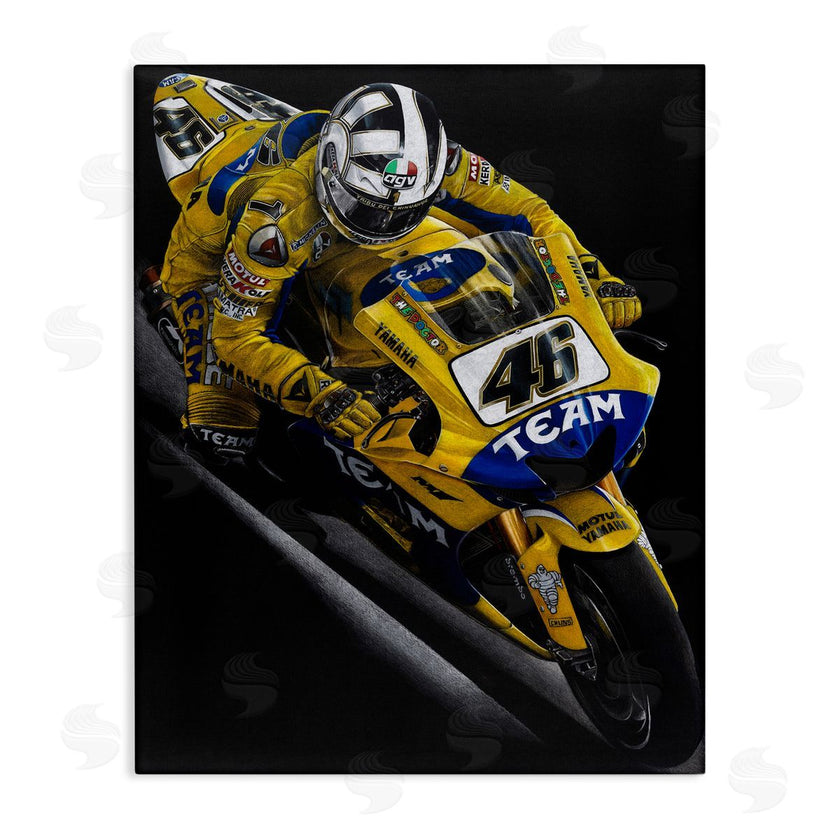 Todd Strothers | Motorcycle Racer Yellow Uniform
