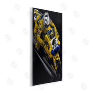 Todd Strothers | Motorcycle Racer Yellow Uniform
