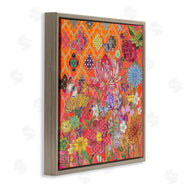 Sangita Bachelet | Warm Arabesque Geometric Pattern Florals