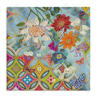 Sangita Bachelet | Circular Arabesque Pattern Floral Hummingbird